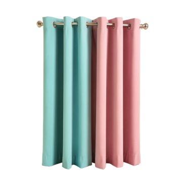 Arlondo Solid Room Darkening Grommet Curtain Panels