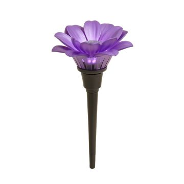 Lily Flower Solar Powered Garden Stake Light Multi-Color Change Led Light