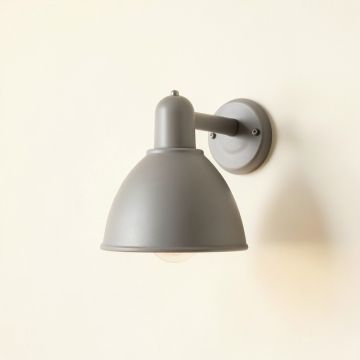 Field Bend Wall Sconce Mounted On A Plain Wall - Gray (synthetic illustration; no displayed measurements)