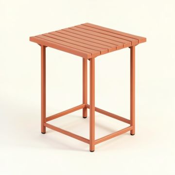 Brook Dale Compact Balcony Table - Terracotta (synthetic illustration; no displayed measurements)