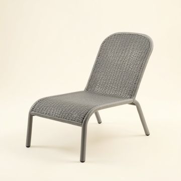 Juniper Bridge Outdoor Lounge Chair - Gray (synthetic illustration; no displayed measurements)