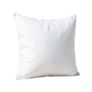 Adelina White European Pillow Cover