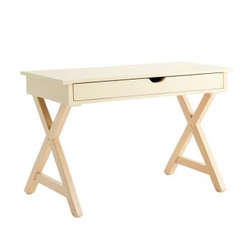 Willow Edge Writing Desk - Cream