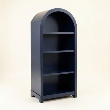 Brook Bridge Freestanding Bookcase - Navy (synthetic illustration; no displayed measurements)