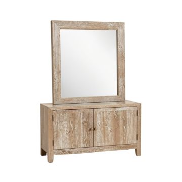 Saana Beveled Distressed Dresser Mirror