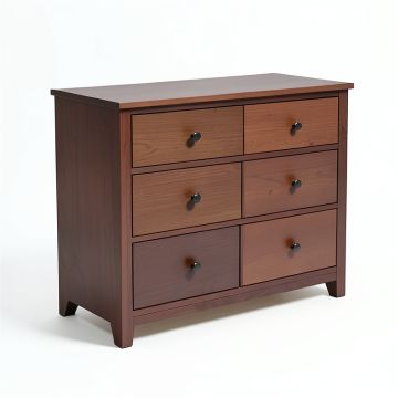 Shaker 6 Drawer Double Dresser (synthetic illustration; no displayed measurements)