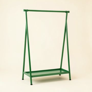 Shore Bridge Empty Garment Rack - Green (synthetic illustration; no displayed measurements)