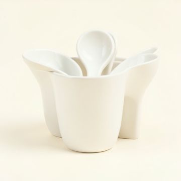 Drew Derose Designs Rooster 5-Pieces Measuring Spoon Set (synthetic illustration; no displayed measurements)