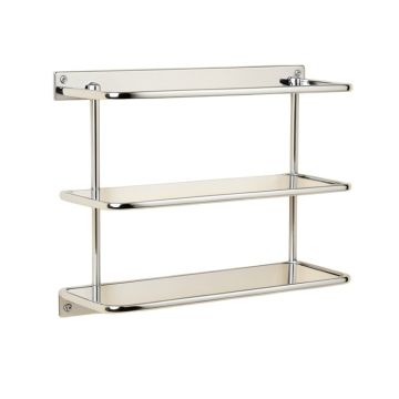 Helfrid 18 '' W X 22 '' H X 10 '' D Metal Wall Mounted Bathroom Shelves