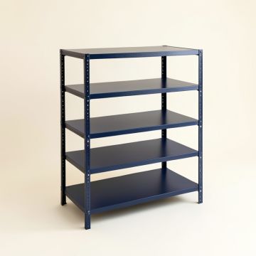 Vale Bend Desktop Shelving Unit - Navy (synthetic illustration; no displayed measurements)