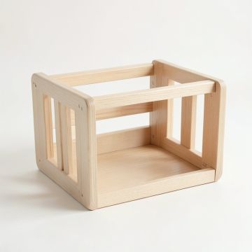 Olive Canyon Empty Furniture-Style Pet Crate - Beige (synthetic illustration; no displayed measurements)