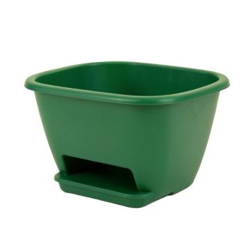 River Branch Empty Raised Planter - Green