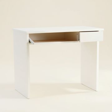 Flint Arc Writing Desk (synthetic illustration; no displayed measurements)