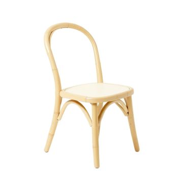 Oak Bend Dining Chair - Cream