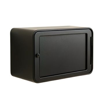 Maple Bluff Wall-Mounted Entry Cabinet - Black