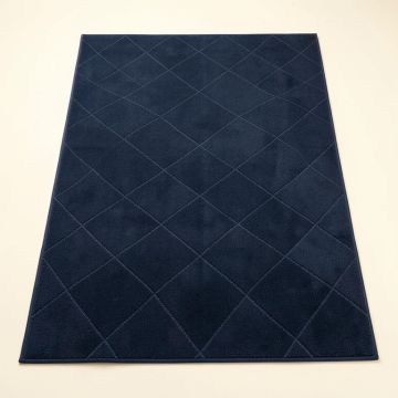 Meadow Bluff Rectangular Area Rug - Navy (synthetic illustration; no displayed measurements)