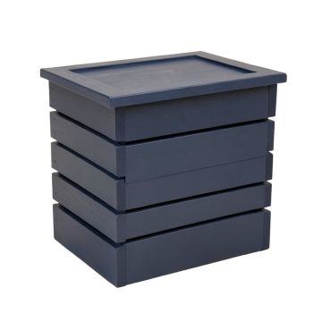Rowan Brook Closed Garden Compost Bin - Navy