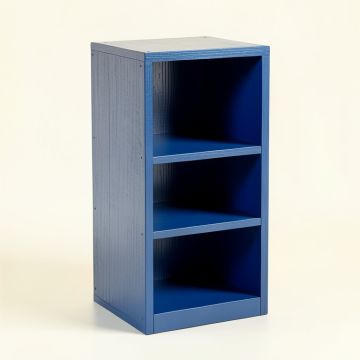 Olive Edge Narrow Cubby Tower - Blue (synthetic illustration; no displayed measurements)