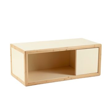 Stone Dale Shoe Storage Bench - Cream