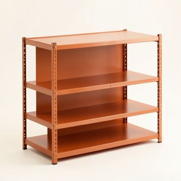 Wren Crossing Desktop Shelving Unit - Terracotta (synthetic illustration; no displayed measurements)