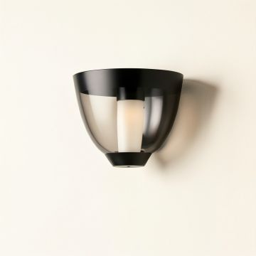 Hazel Bridge Wall Sconce Mounted On A Plain Wall - Black (synthetic illustration; no displayed measurements)