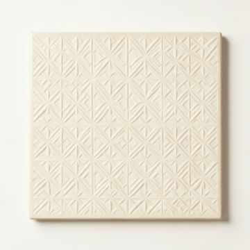 Lake Branch Uninstalled Square Decorative Tile - Cream (synthetic illustration; no displayed measurements)