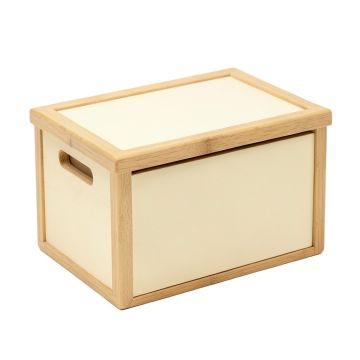 Ridge Bend Low Toy Storage Unit - Cream