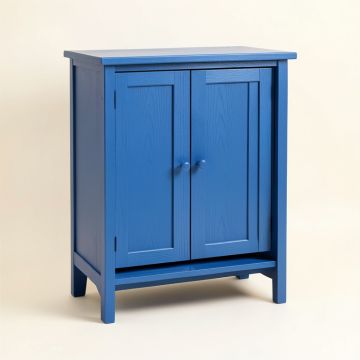 Birch Dell Wall-Mounted Laundry Cabinet - Blue (synthetic illustration; no displayed measurements)