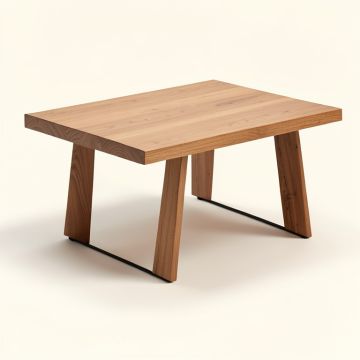 Lavigne Solid Wood Coffee Table (synthetic illustration; no displayed measurements)