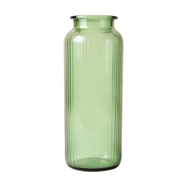Meadow Arc Empty Decorative Vase - Green