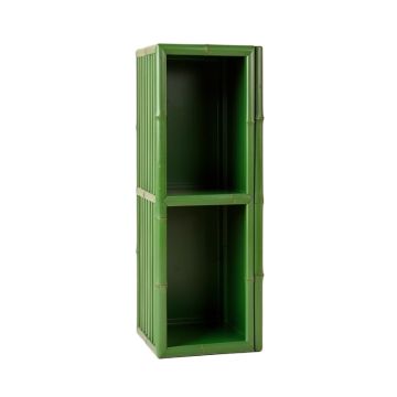 Stone Branch Narrow Cubby Tower - Green