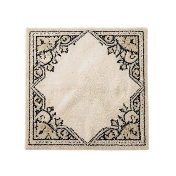 Roloff Hand-Tufted Wool Ivory/Black Area Rug