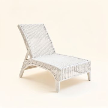 Dawn Arc Outdoor Lounge Chair (synthetic illustration; no displayed measurements)