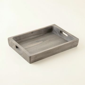 River Bend Serving Tray - Gray (synthetic illustration; no displayed measurements)