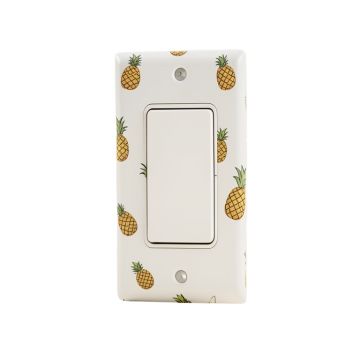 Be A Pineapple Sd Tall Wear A Crown And Be Sweet Pineapple Picture 1-Gang Toggle Light Switch Wall Plate