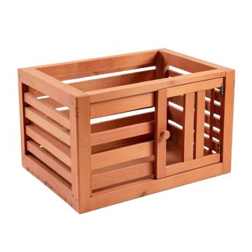 Fern Brook Empty Furniture-Style Pet Crate - Terracotta