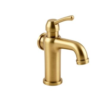 Matherne Single Hole Bathroom Faucet With Drain Assembly