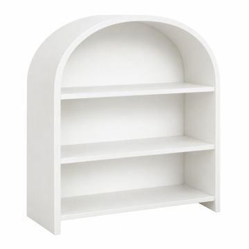 Hill Arc Low Bookcase - White