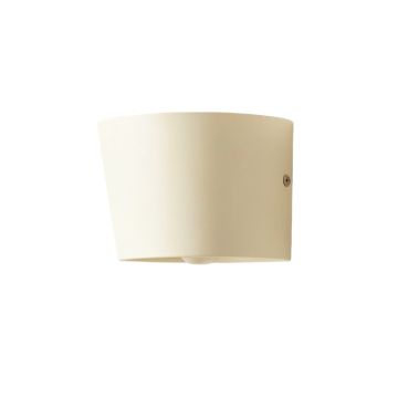 Maple Branch Wall Sconce Mounted On A Plain Wall - Cream