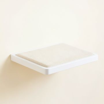 Spruce Dale Wall-Mounted Cat Perch - White (synthetic illustration; no displayed measurements)
