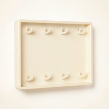 Field Bend Empty Wall-Mounted Tool Organizer Panel - Ivory (synthetic illustration; no displayed measurements)