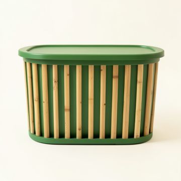 Flint Bluff Laundry Hamper - Green (synthetic illustration; no displayed measurements)
