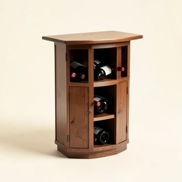 Briese Aster High Bar With Wine Storage (synthetic illustration; no displayed measurements)