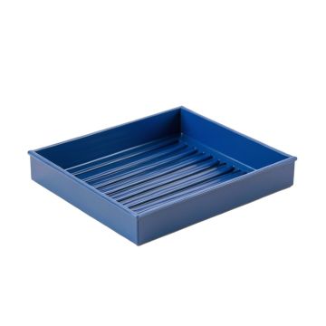 Ridge Edge Empty Under-Desk Cable Tray - Blue