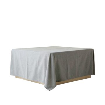 Oak Arc Flat Bed Sheet - Gray