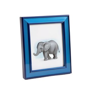 Precious Moments Love At First Sight Elephant 4X6 Resin And Glass Blue Ultrasound Picture Frame