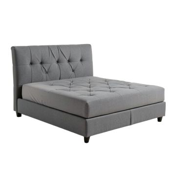 Formenti Twin Tufted Upholstered Platform Bed