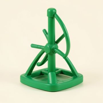 Plastic Ship Wheel Swing Set Toy (synthetic illustration; no displayed measurements)