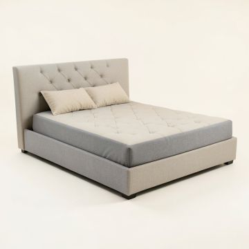 Guisasola Twin Tufted Upholstered Platform Bed (synthetic illustration; no displayed measurements)