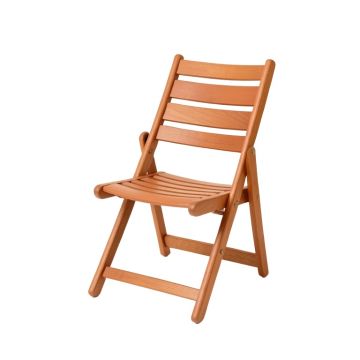 River Brook Folding Outdoor Chair - Terracotta (synthetic illustration; no displayed measurements)